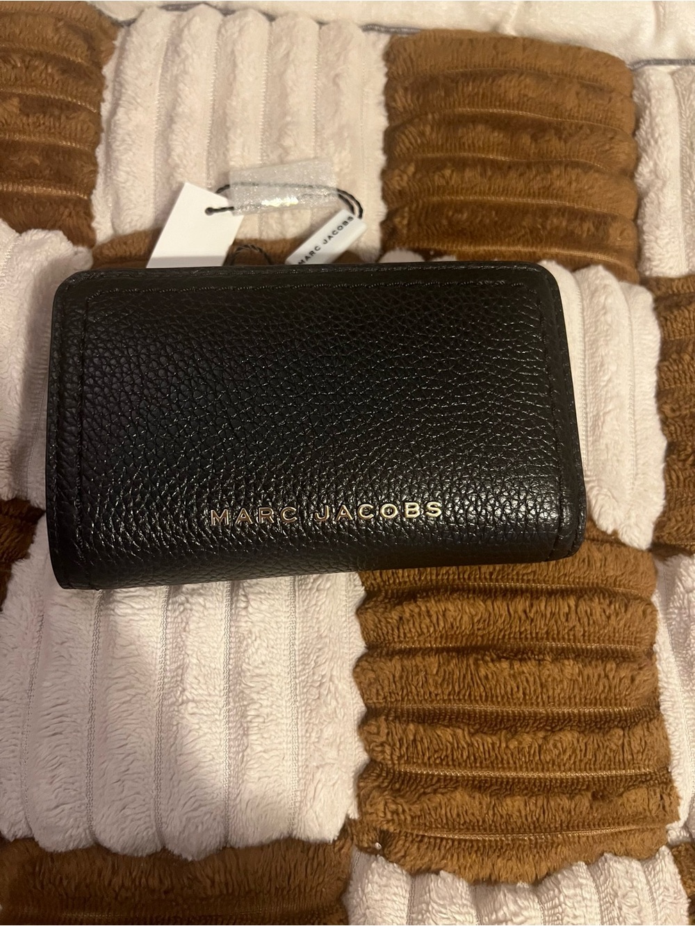 Marc Jacobs Black Leather Wallet NWTS!